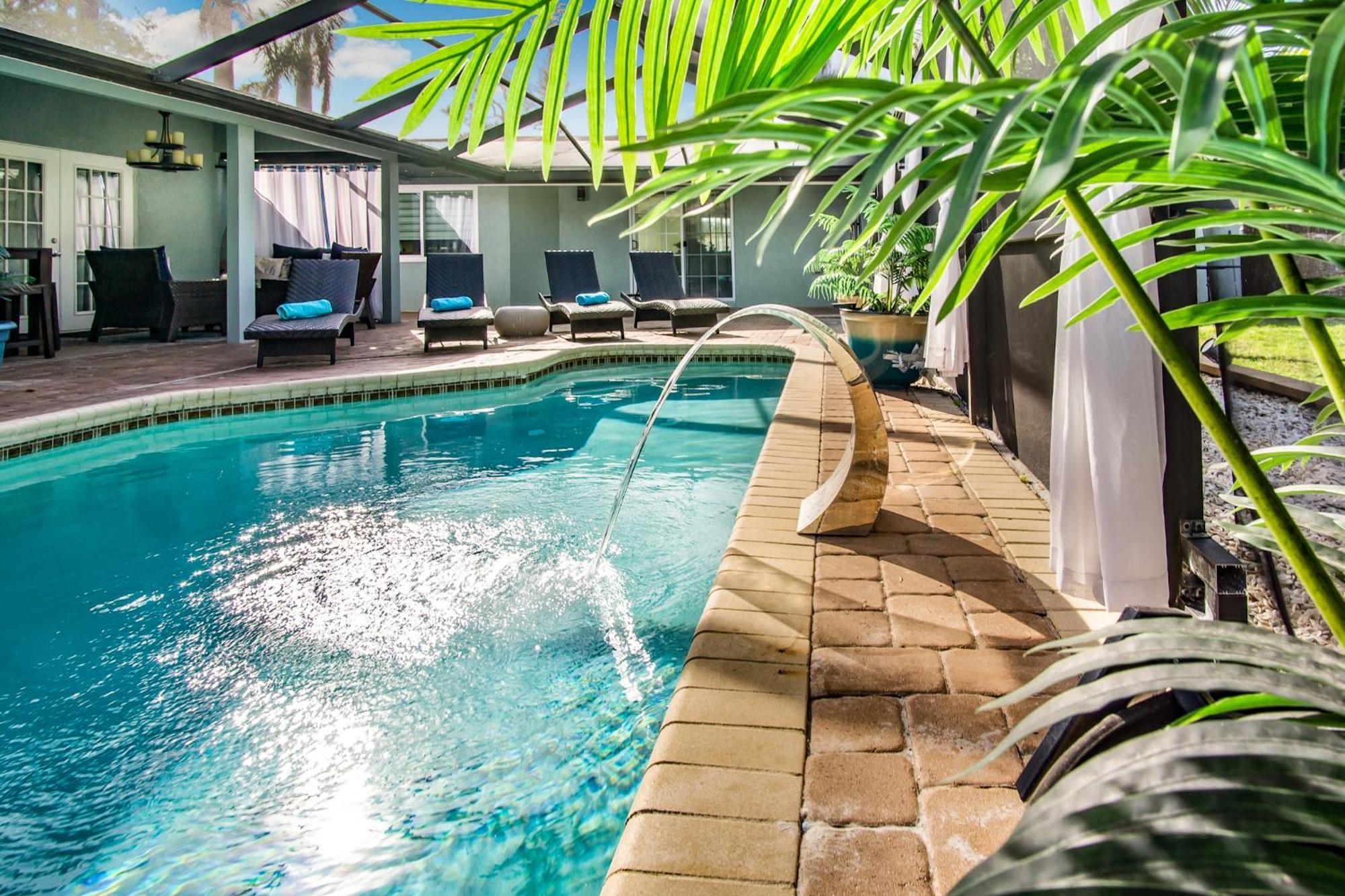 Appartamento Luxury Zen Den With Heated Pool Just Off Siesta Key Sarasota Esterno foto